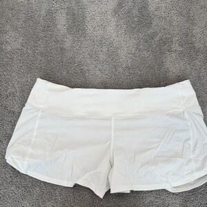 lululemon athletica White Athletic Shorts